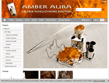 Tablet Screenshot of amberaura.pl